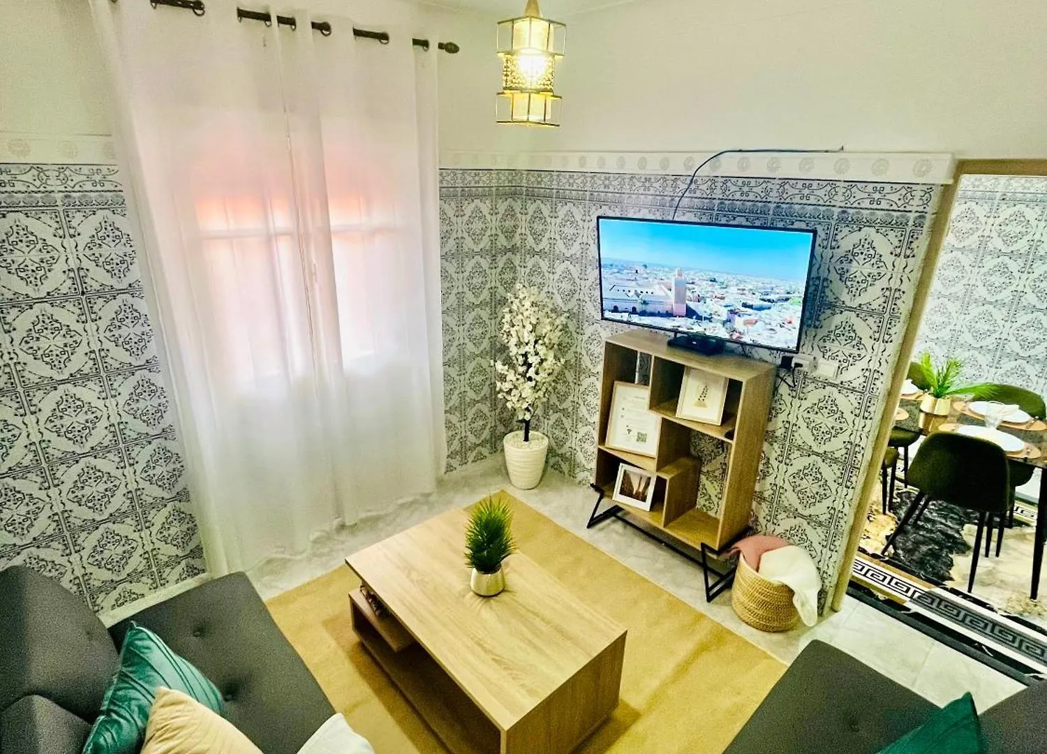 Apartment with nice private terrace&parking Appartement avec jolie terrasse privée et parking Marrakesh