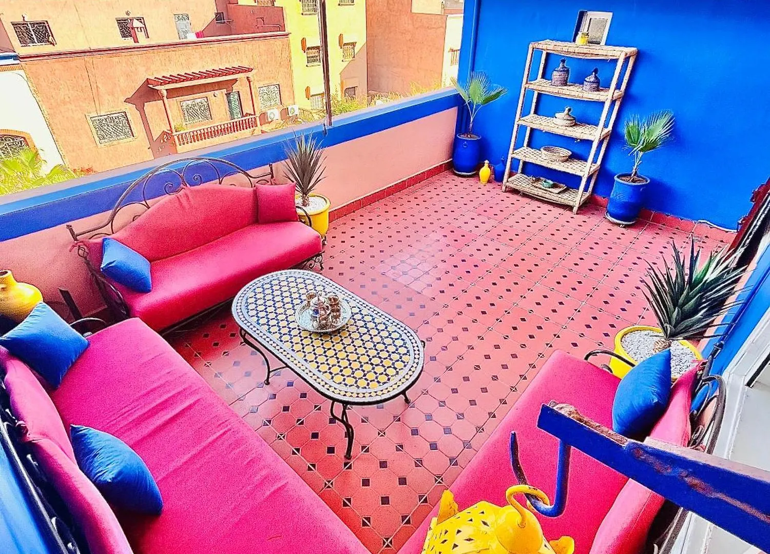Apartment with nice private terrace&parking Appartement avec jolie terrasse privée et parking Marrakesh Maroc